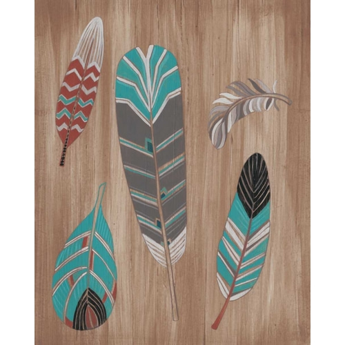 Driftwood Feathers I