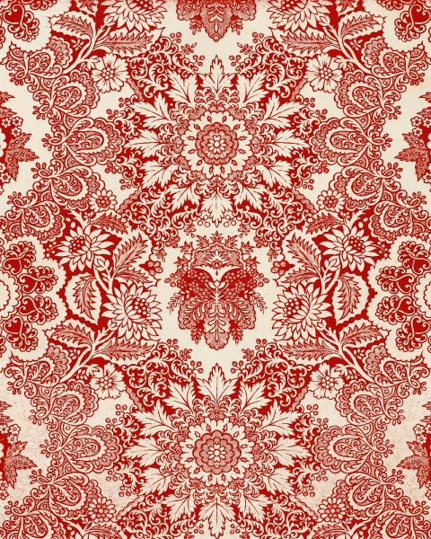 Baroque Tapestry in Red I