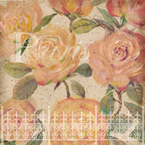Vintage Painterly Roses II