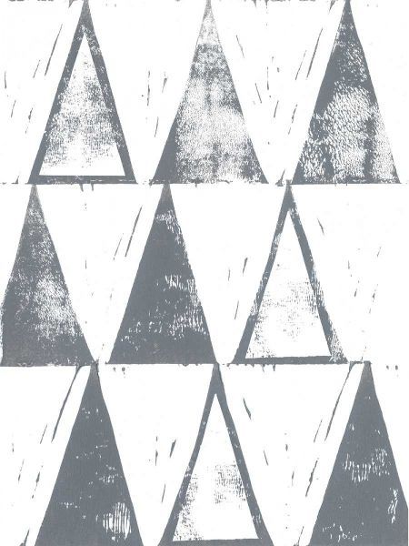 Triangle Block Print I