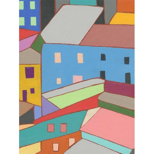 Rooftops in Color I