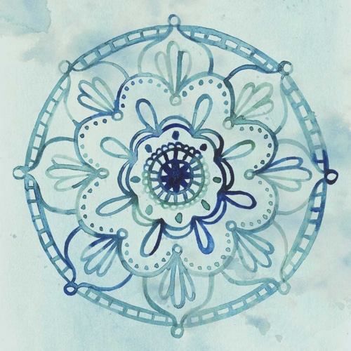 Watercolor Mandala IV