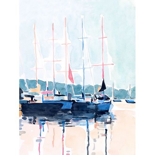 Watercolor Boat Club I