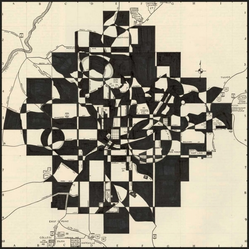 Modern Map of Atlanta