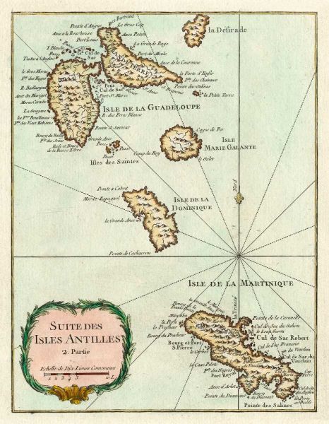 Petite Map of the Antilles Islands I