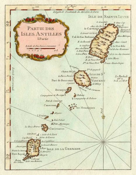 Petite Map of the Antilles Islands II