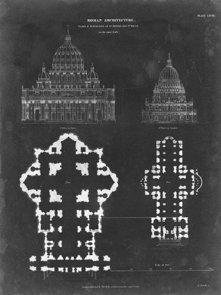 Plan and Elevation for St. Peters and St. Pauls