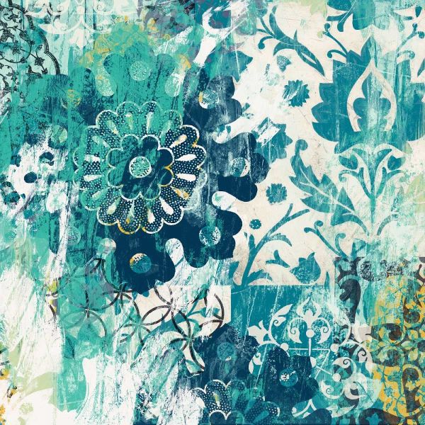 Blue Floral Layers II