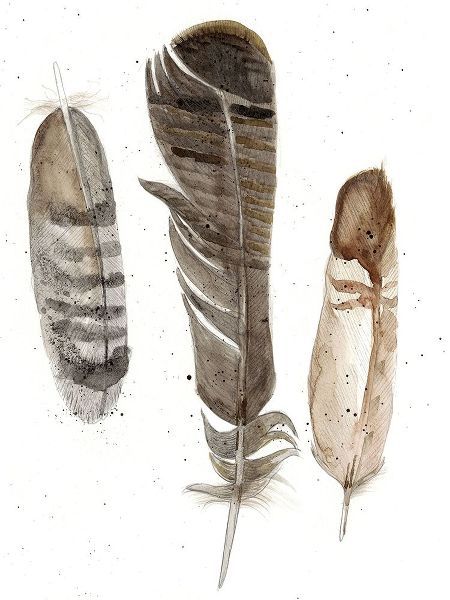 Custom Earthtone Feathers I (ASH)