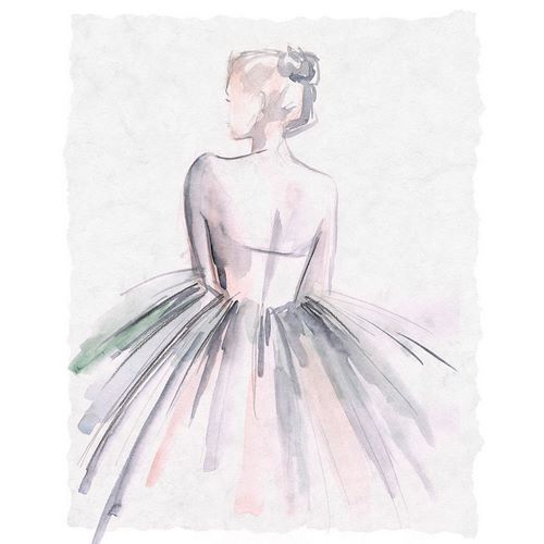 Watercolor Ballerina I