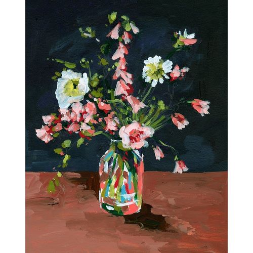 Bottle and Flowers I