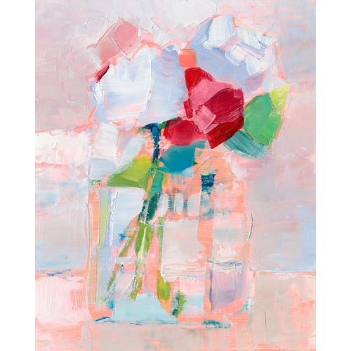 Abstract Flowers in Vase I