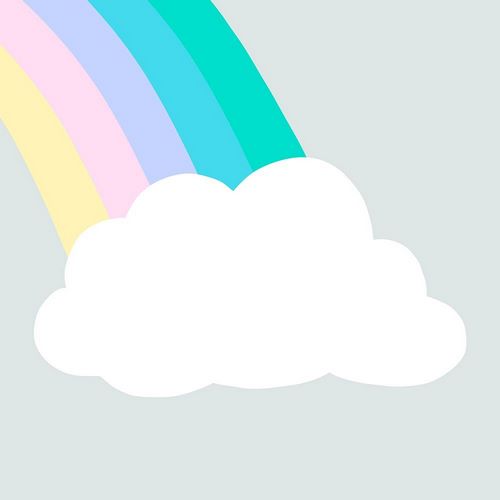 Rainbow Cloud I