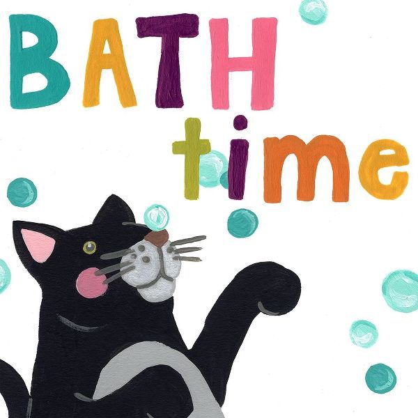 Cute Cat Bath IV