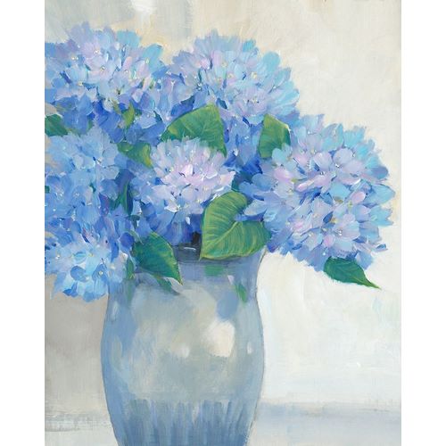 Blue Hydrangeas in Vase I