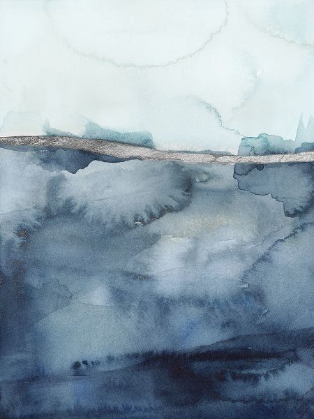 Borges, Victoria 아티스트의 Custom Coastal Horizon I in Silver 작품