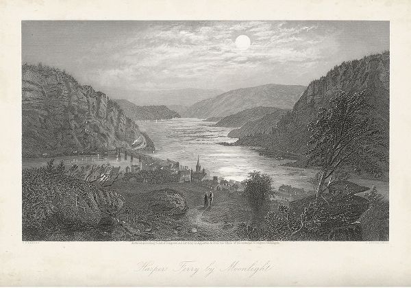 Harpers Ferry by Moonlight