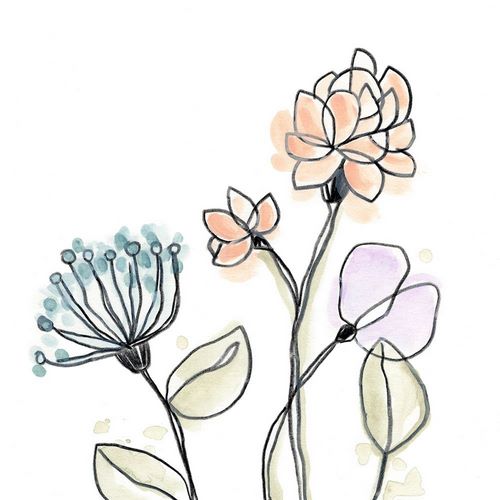 Vess, June Erica 아티스트의 Spindle Blossoms VII 작품