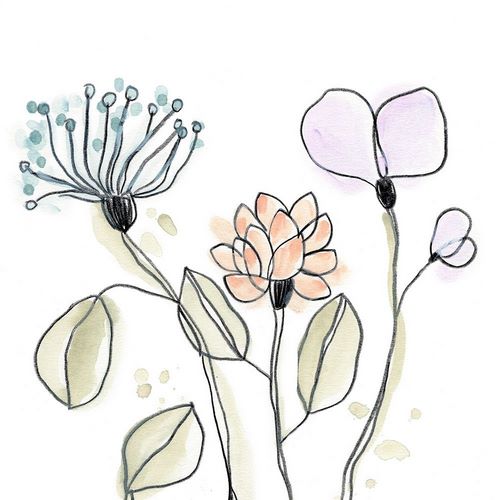 Vess, June Erica 아티스트의 Spindle Blossoms VIII 작품
