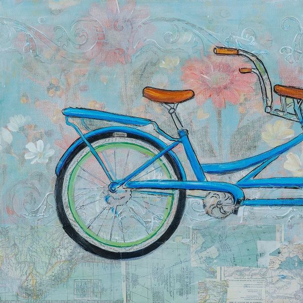 Lafrate, Sandra 아티스트의 Bicycle Collage I 작품