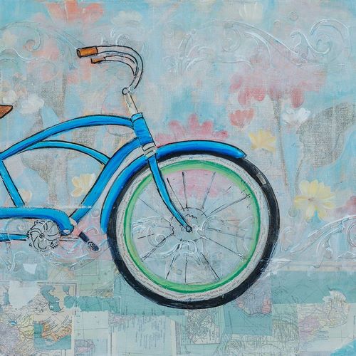 Lafrate, Sandra 아티스트의 Bicycle Collage II 작품
