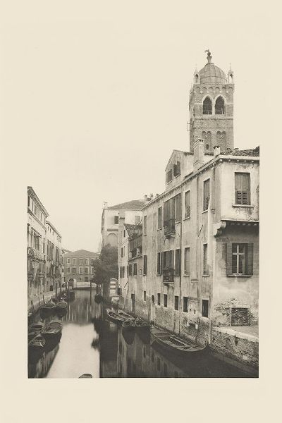 Ongania, Ferdinand 아티스트의 Vintage Views of Venice VII 작품