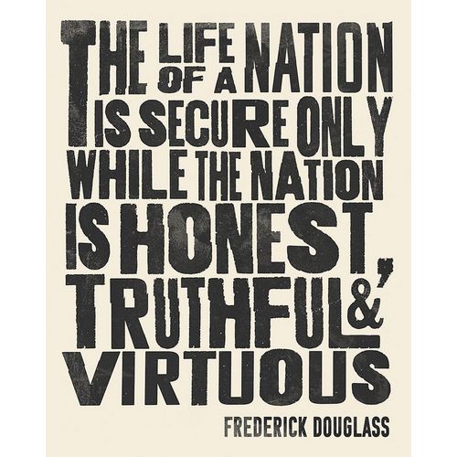Barnes, Victoria 아티스트의 Frederick Douglass Quote II 작품