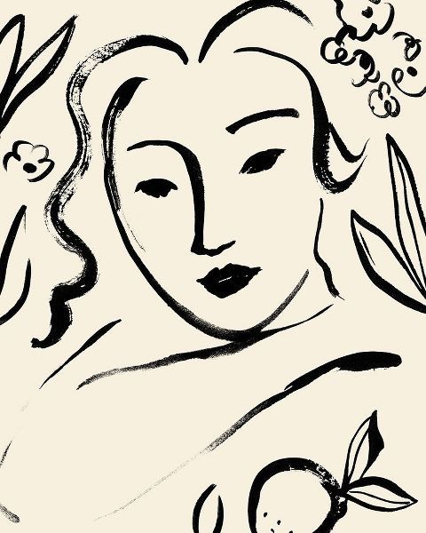 Barnes, Victoria 아티스트의 Matisses Muse Portrait I 작품