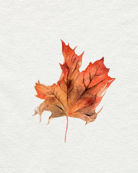 Parker, Jennifer Paxton 아티스트의 Watercolor Autumn Leaf II 작품
