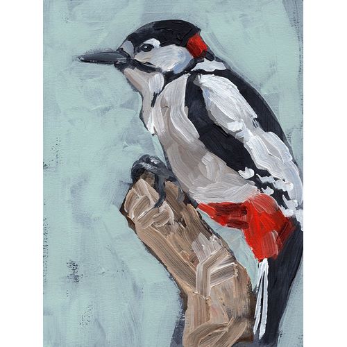 Parker, Jennifer Paxton 아티스트의 Woodpecker Paintstrokes I 작품