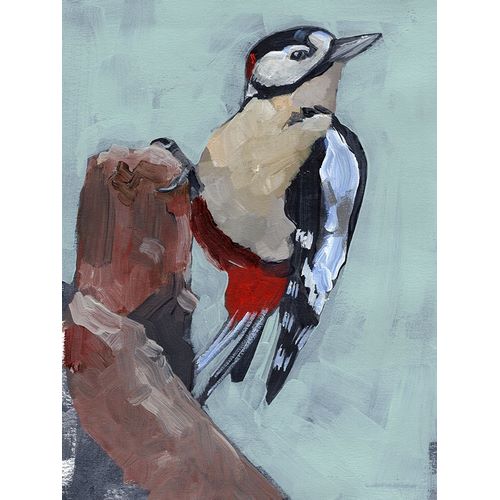 Parker, Jennifer Paxton 아티스트의 Woodpecker Paintstrokes II 작품