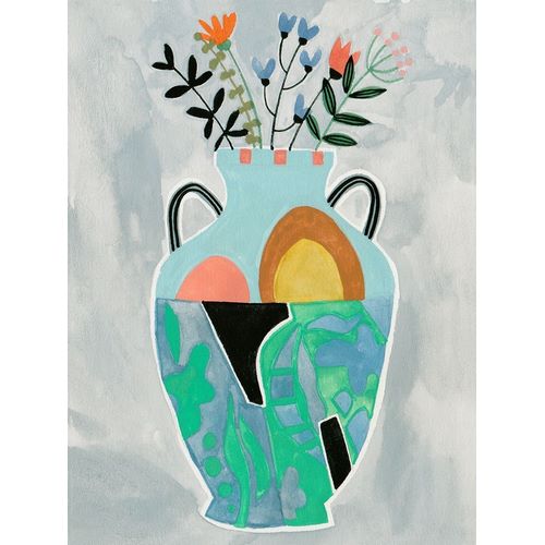 Wang, Melissa 아티스트의 Collage Vase IV 작품