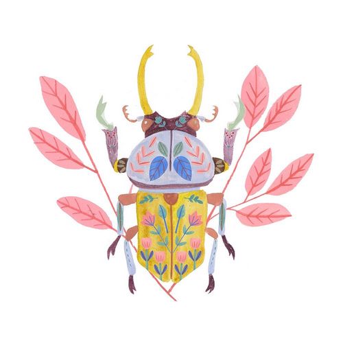 Wang, Melissa 아티스트의 Floral Beetles II 작품