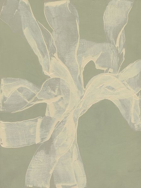 Goldberger, Jennifer 아티스트의 White Ribbon on Celadon II 작품
