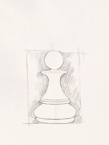 Caroline, Emma 아티스트의 Chess Set Sketch V 작품