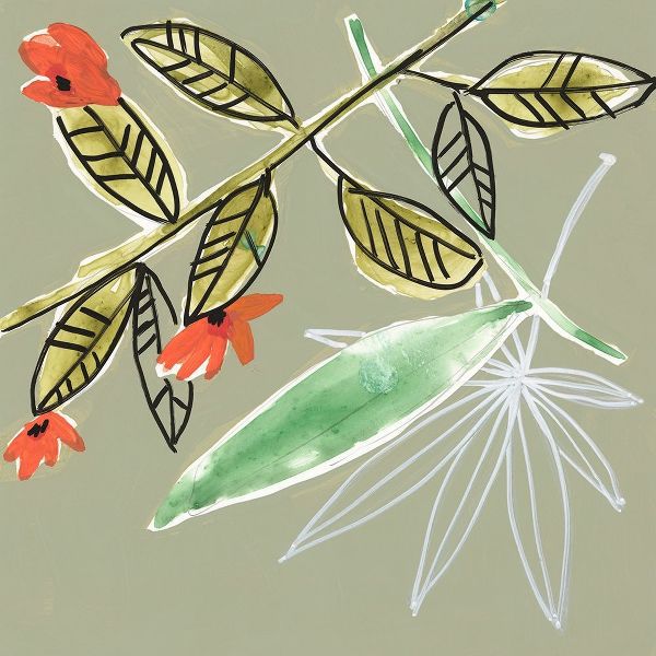 Goldberger, Jennifer 아티스트의 Tropic Botanicals VIII 작품