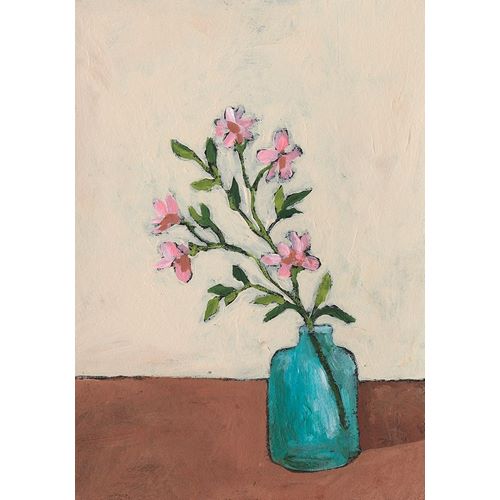 Moore, Regina 아티스트의 Blossom in Blue Vase II 작품