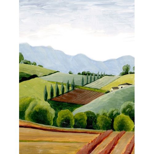 Popp, Grace 아티스트의 Tuscan Valley Sketch II 작품