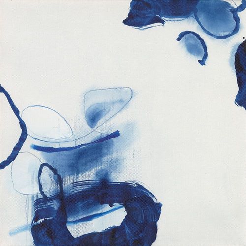 Fuchs, Jodi 아티스트의 Minimalist Blue And White I 작품