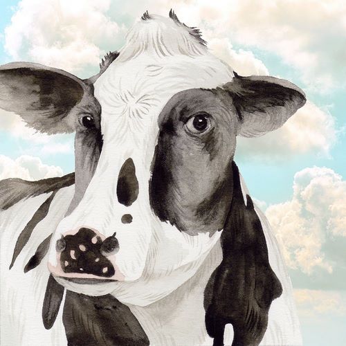 Wang, Melissa 아티스트의 Portrait of a Cow I 작품