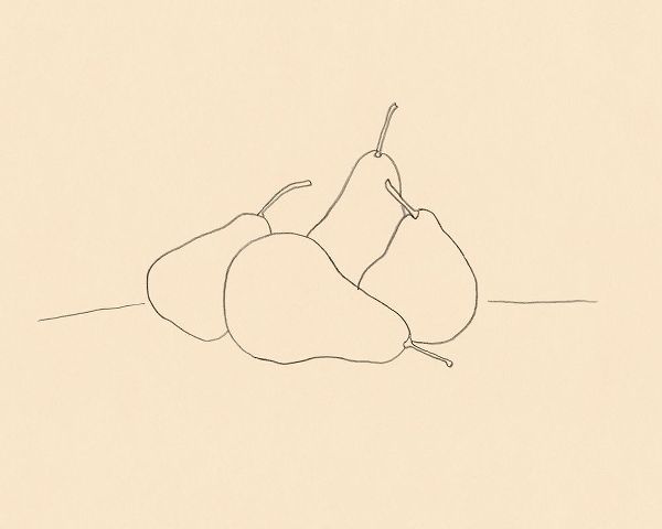 Barnes, Victoria 아티스트의 Fruit Line Drawing III 작품