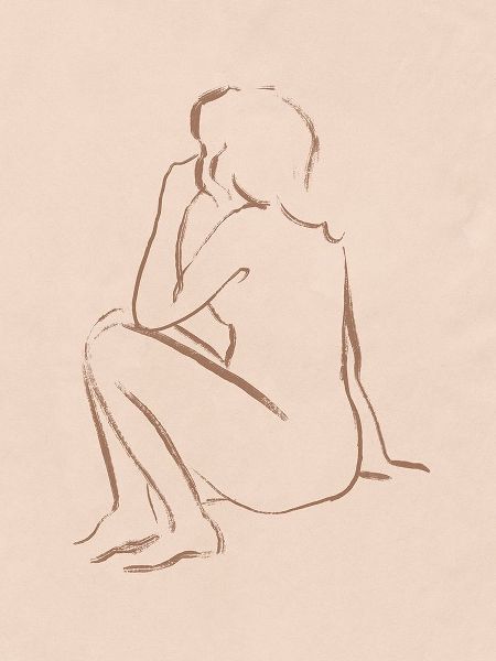 Barnes, Victoria 아티스트의 Sketched Pose II 작품