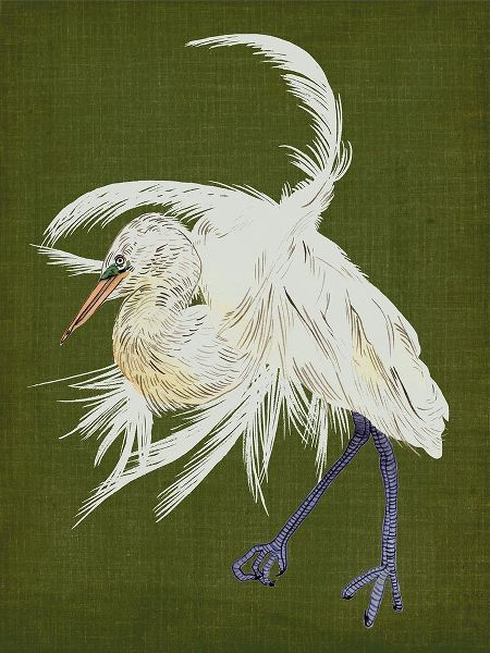 Wang, Melissa 아티스트의 Heron Plumage II 작품