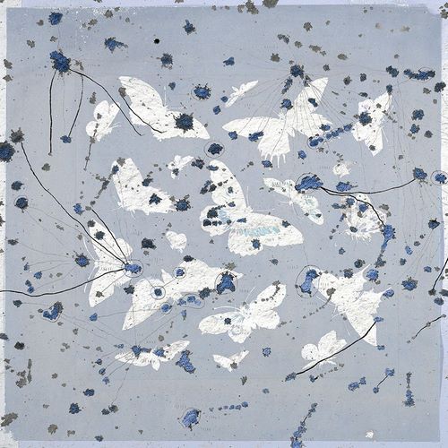 Arbel, Lori 작가의 19th Century Butterfly Constellations in Blue II 작품