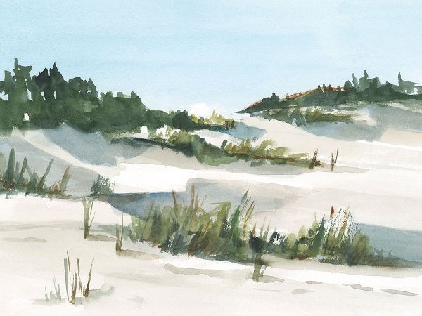 Harper, Ethan 작가의 Watercolor Sand Dunes I 작품