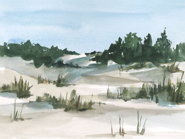 Harper, Ethan 작가의 Watercolor Sand Dunes II 작품