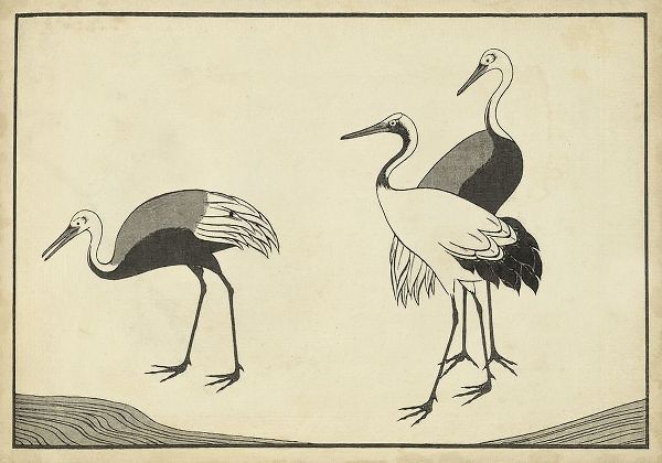 Unknown 아티스트의 Japanese Cranes B작품입니다.