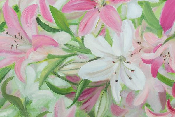 Iafrate, Sandra 작가의 Pink and White Lilies IV 작품