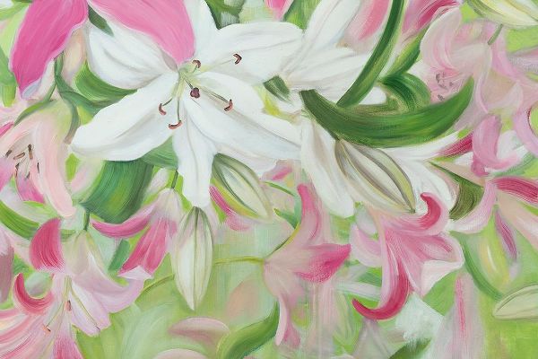 Iafrate, Sandra 작가의 Pink and White Lilies V 작품