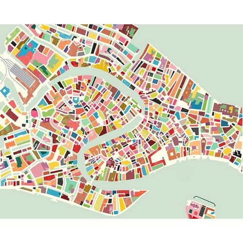 Galapon, Nikki 작가의 Modern Venice Map 작품